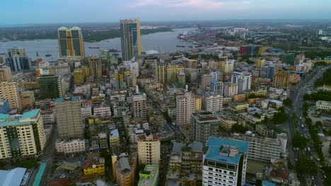 vista aérea de dar es salaam, tanzania