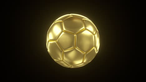 golden soccer ball