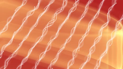 flow of energy, currents of energy on an orange wavy background, diagonal streams, vfx footage