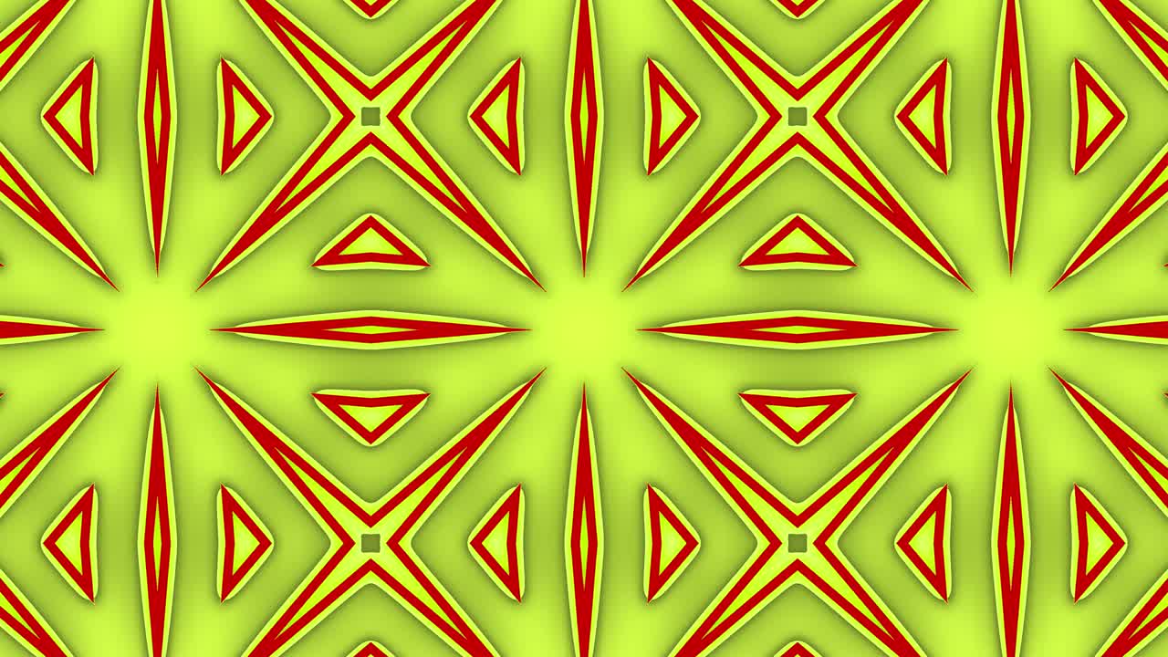 patrón geométrico animación psicodélica