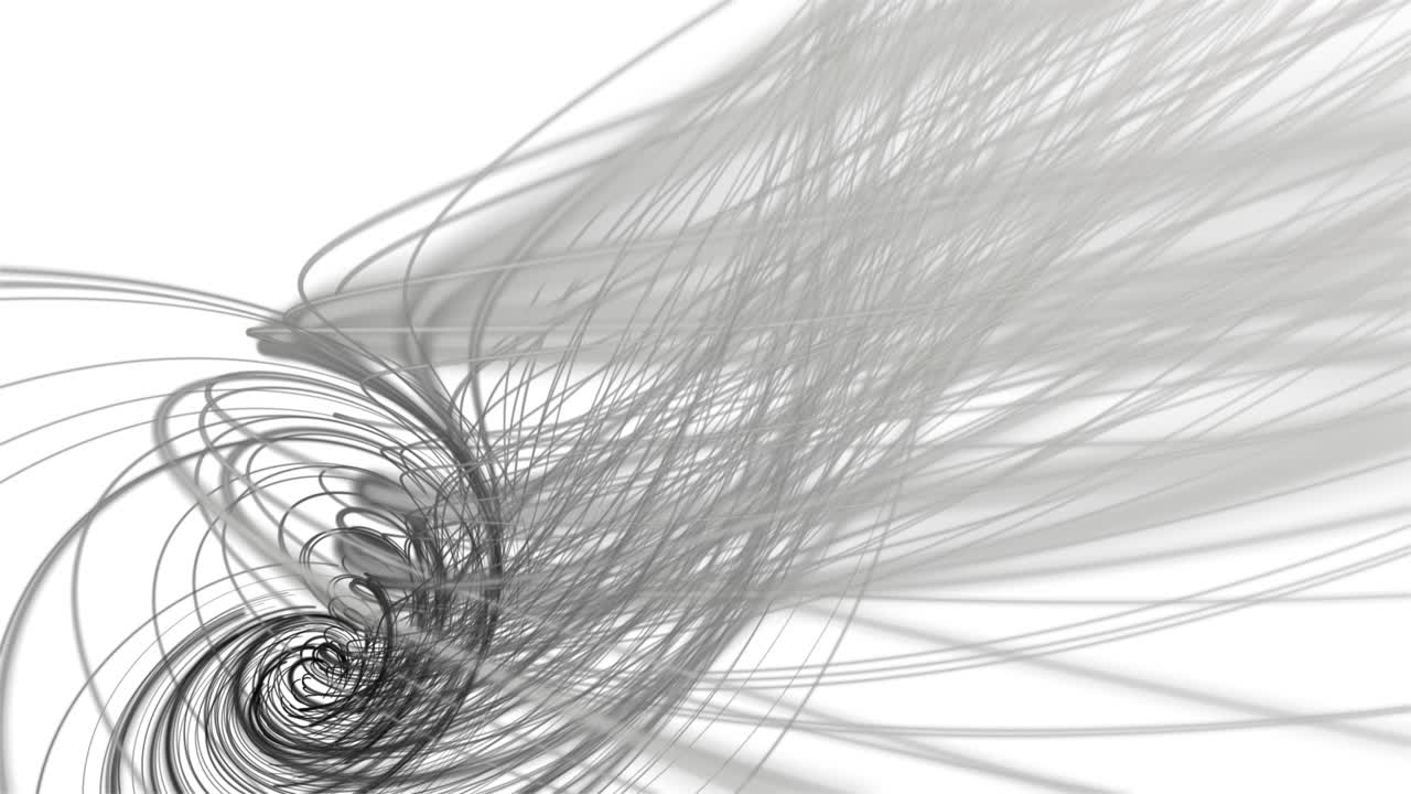 스로모션에서 줄무 파동 물체와 마법 애니메이션, 4096x2304 루프 4k