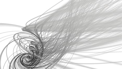 animación mágica con objeto de onda de rayas en cámara lenta, 4096x2304 bucle 4k