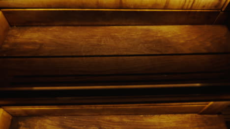 wooden stairs and floor