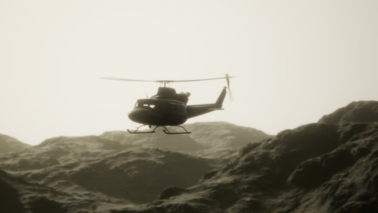 베트남에 있는 미국 군사 헬리 ⁇ 터