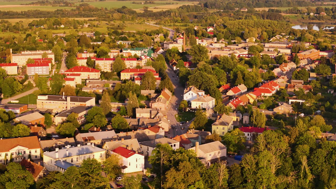 Aizpute Is An Old, Historic, European Town Famous For Its Many Sightseeing Attractions And Travel Amenities In South Kurzeme, Latvia.
