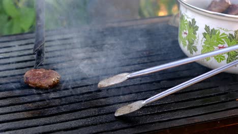 Meatball-is-taken-from-the-barbecue-because-they-are-cooked