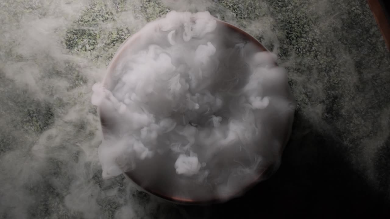 textura de humo de color de cerca. vista desde arriba