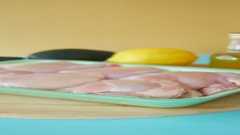 raw chicken breast ingredients for healthy meal prep