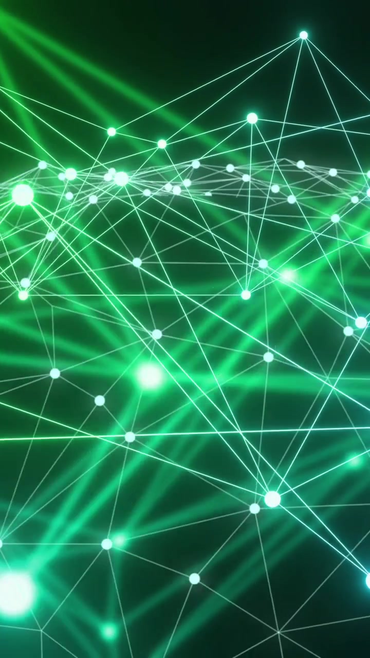 Animazione di un globo con una rete di connessioni
