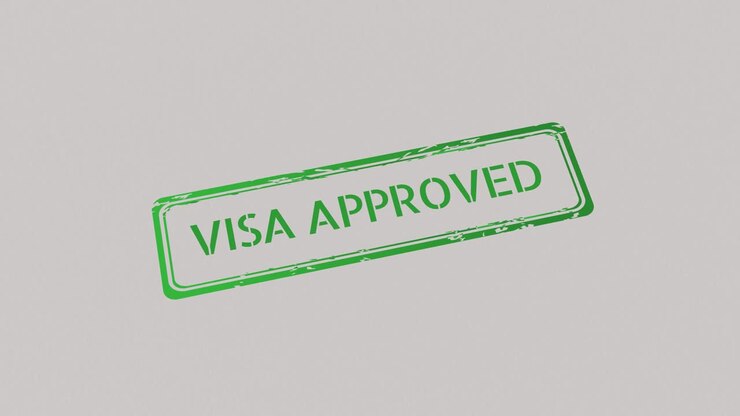 sello de visado aprobado