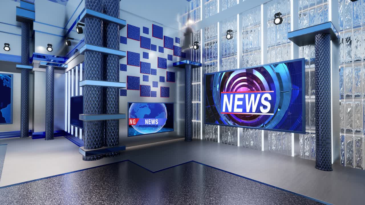 Noticias del estudio de televisión virtual 3D