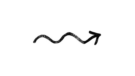 dibujar con la mano la flecha que apunta al óvalo. flecha hacia arriba animación de pizarra gráficos de movimiento 4k