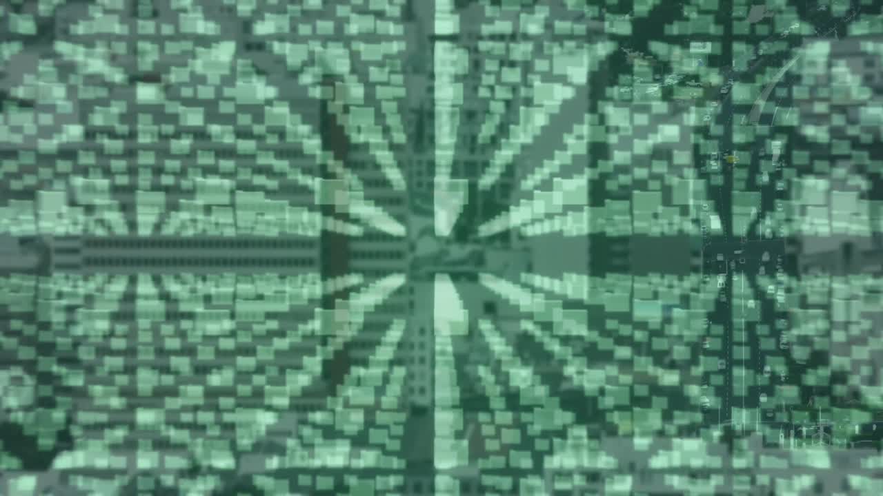 컴퓨터 폴더 줄을 가로질러 온라인 보안  ⁇ 락의 애니메이션