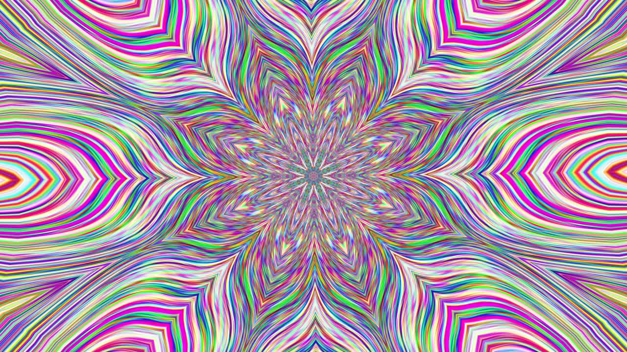 Hypnotizing glitch imitation flare holographic background. Digital art