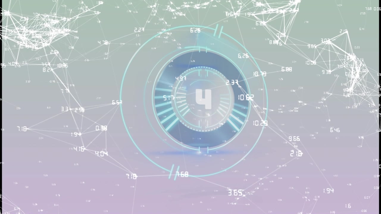 Digital video showcases global connections through animated phone and scope scanning.