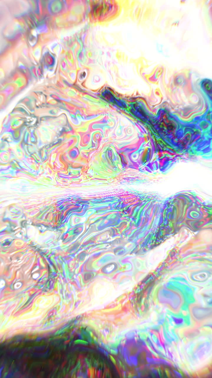 추상적인 다채로운 액체 예술