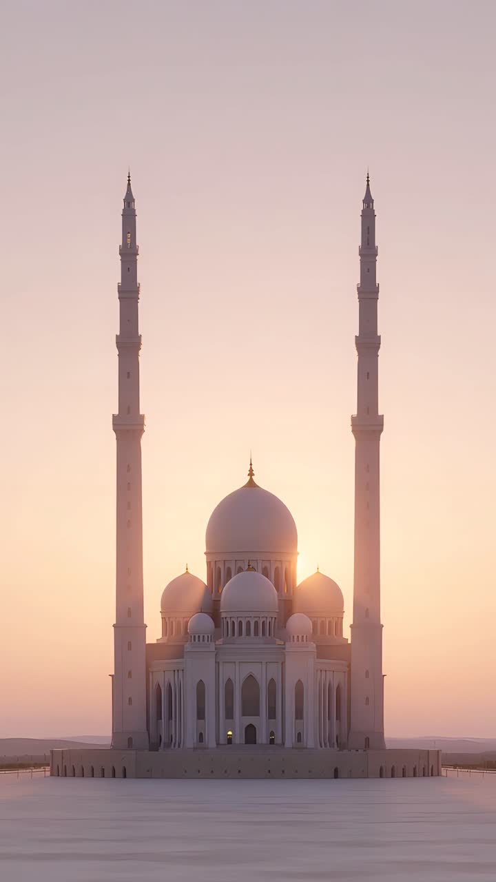 Eid al-Adha Moschea Sfondo islamico 4K