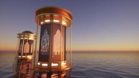 islamic and lantern decoration 4k