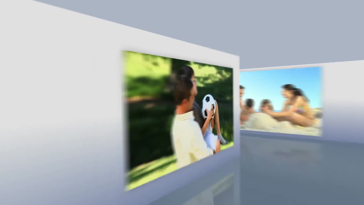 montaje de familias fuera