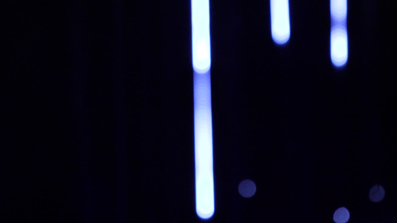 defocused led light play background