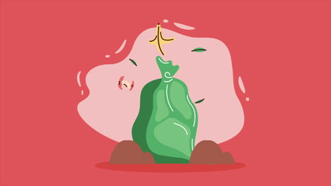 animación de bolsas ecológicas