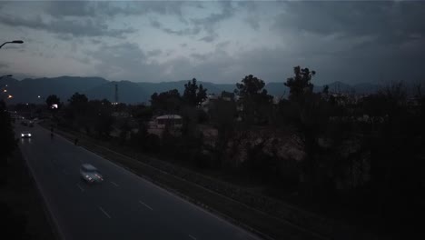 Este-Es-Un-Lapso-De-Tiempo-En-Movimiento-De-La-Ciudad-En-La-Hora-Pico