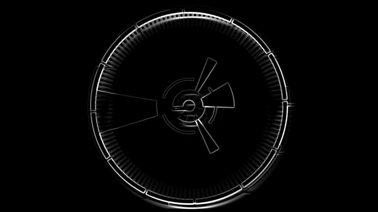 그 밖의 비디오 배경 구성 요소는 추상적인 둥근 애니메이션입니다.