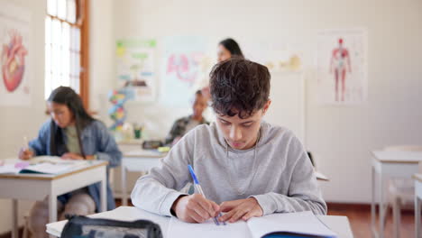 High-school,-classroom-students