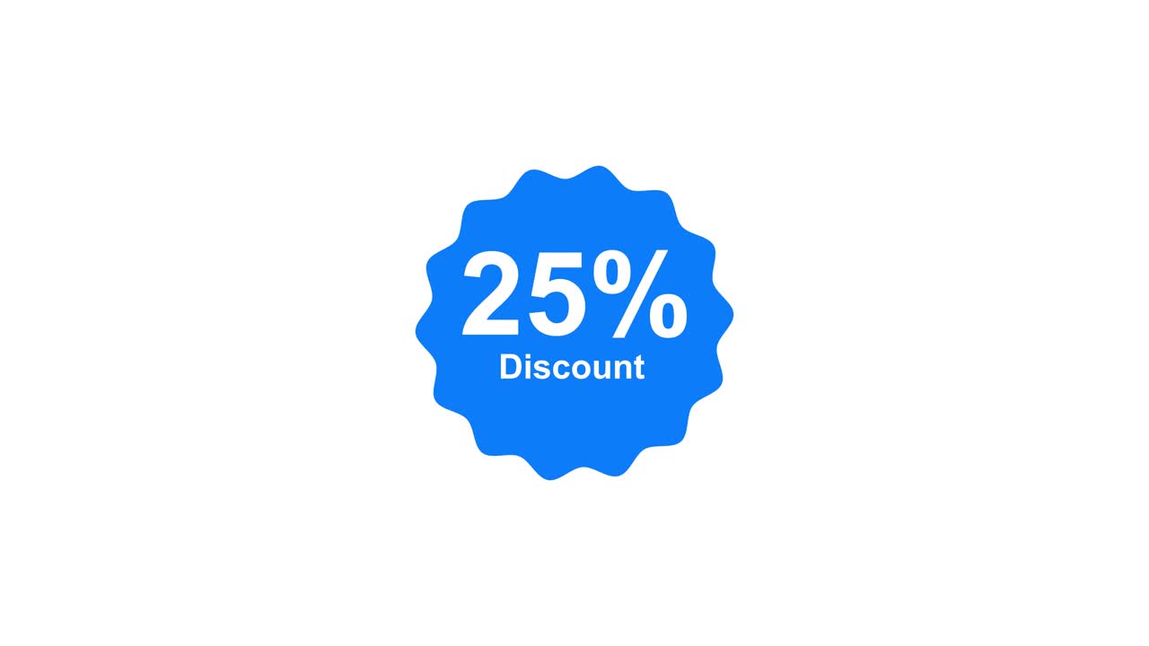 Oferta de descuento del 25%
