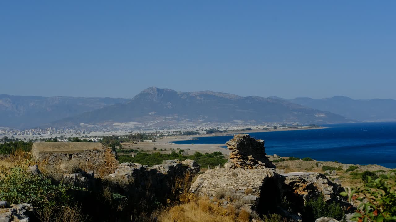 ciudad antigua anamurium ciudad de mersin