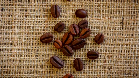 roasted coffee beans background.