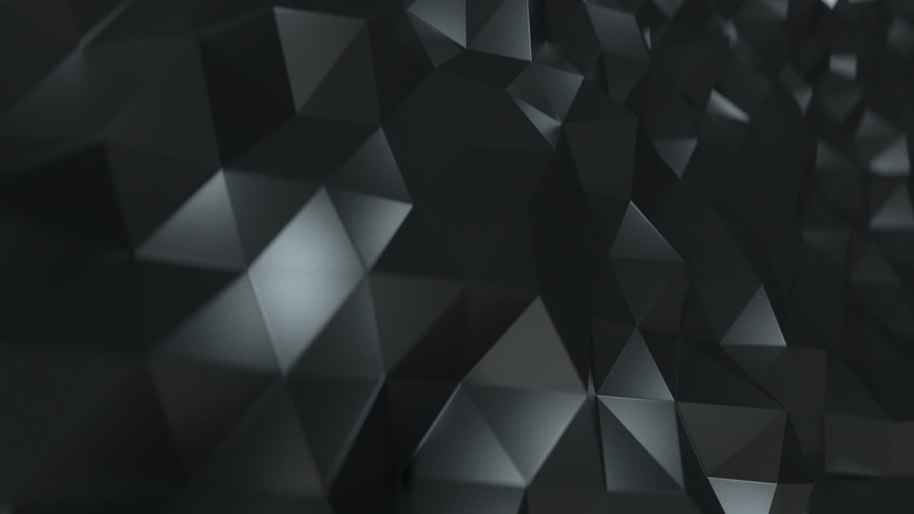 Poly Black Triangles Loopable Background