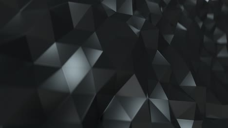 fondo de triángulos polimétricos negros con bucle