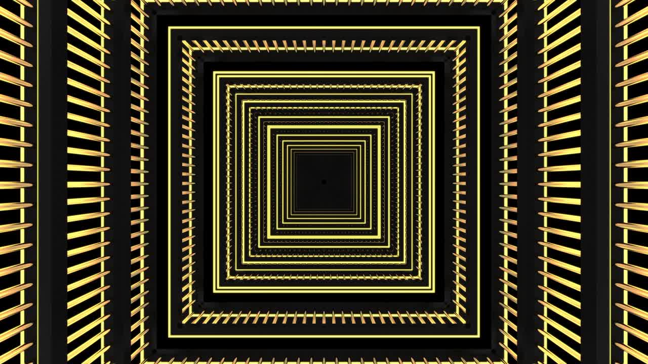 pasillo de fondo abstracto con bucle tecnológico