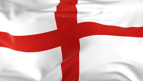 agitando una bandera en bucle como fondo inglaterra