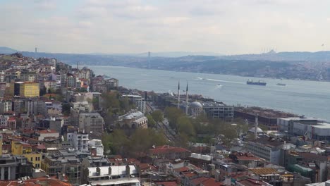 great view of istanbul from the galata tower.turkey. european part of the city.