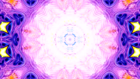 movimiento de fondo de kaleidoscopio abstractamente colorido