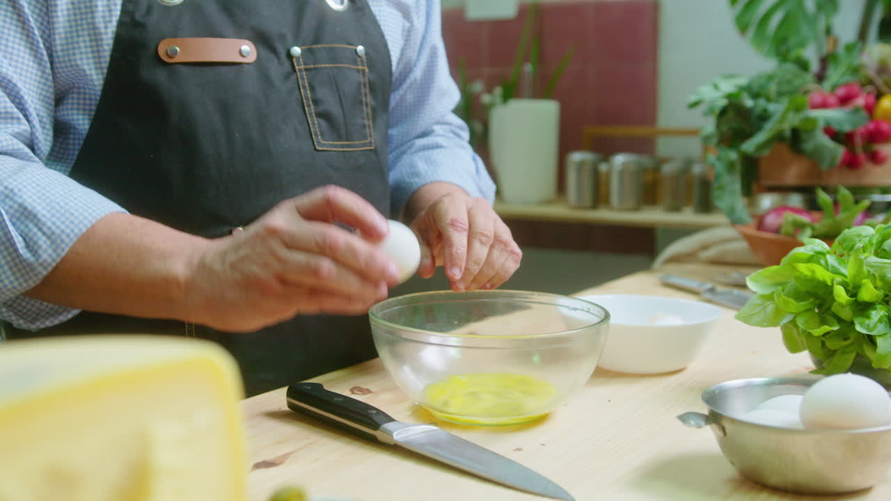 Chef in the kitchen wearing an apron
