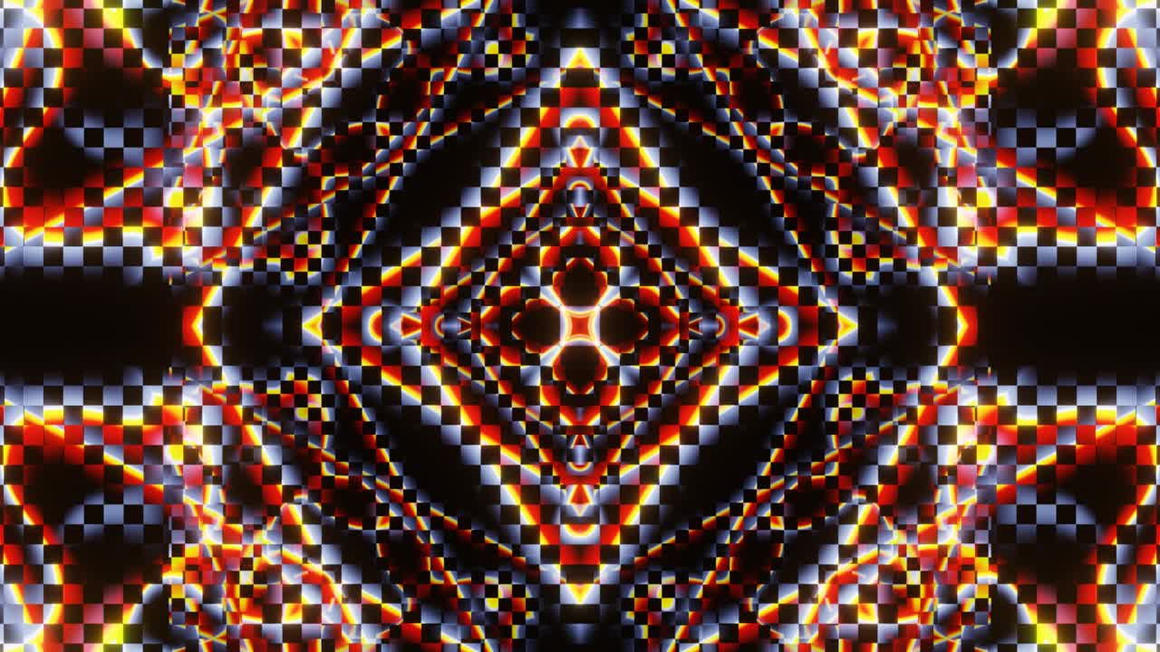 patrón iridescente abstracto. animación en bucle.