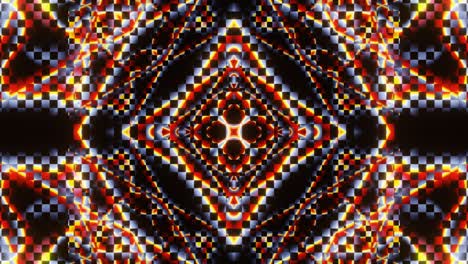 Abstract iridescent pattern. Looped Animation.