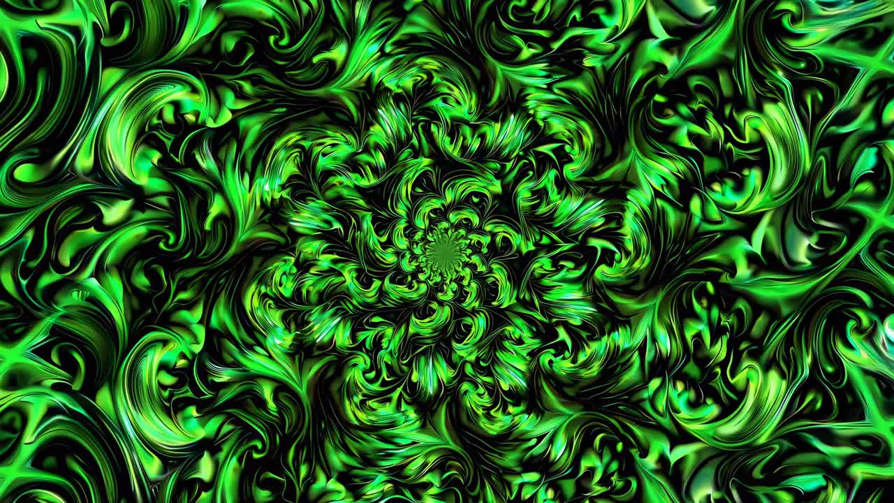 diseño de espiral verde abstracto
