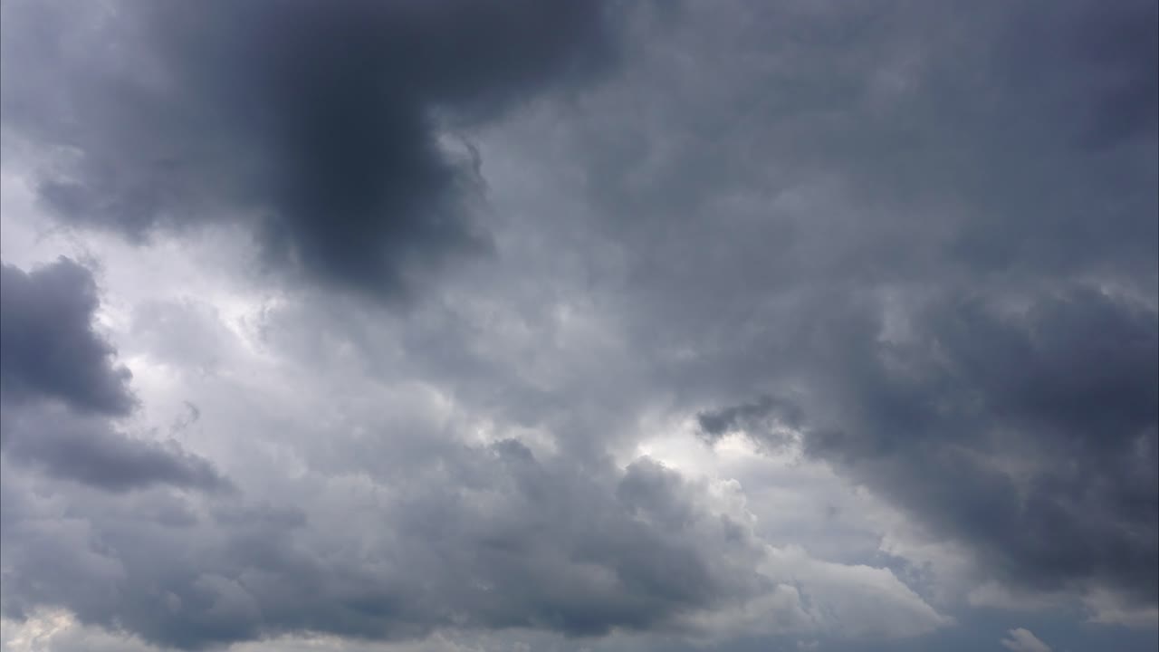 Skyer på himlen. Time-lapse optagelse