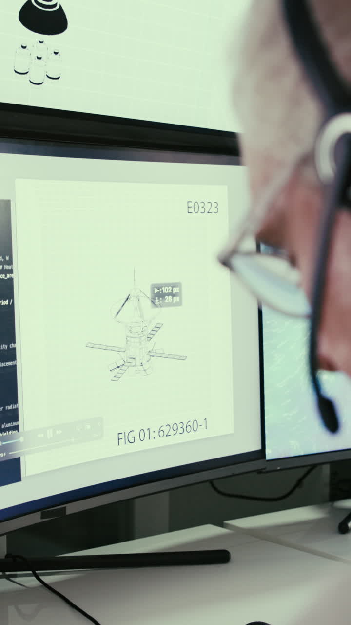 Analyzing Satellite Diagrams on Computer Screen