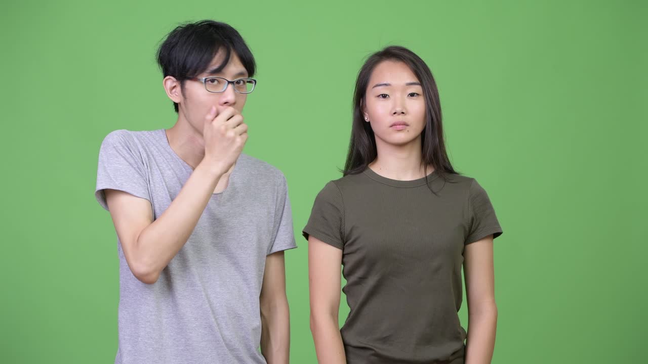 Young Asian couple together