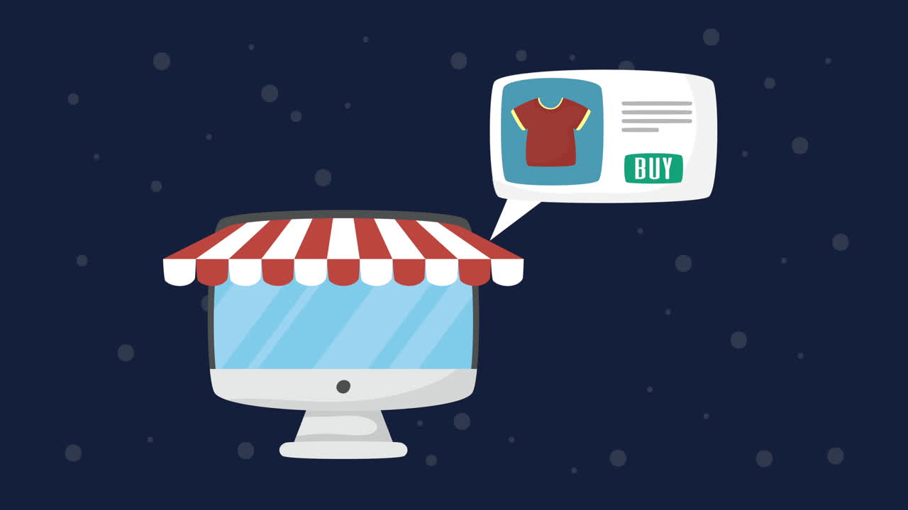 컴퓨터에서 온라인 쇼핑