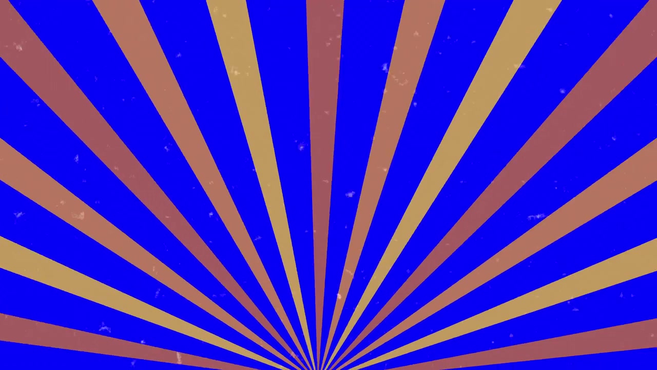 Animated Retro Sunburst Radial Pattern with Grunge Texture