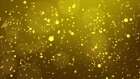 beautifully glittering floating confetti flying with glowing bokeh light particles loop background