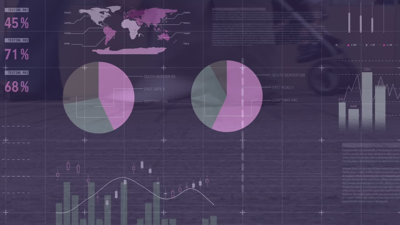 personas caminando por la calle mientras los datos se mueven