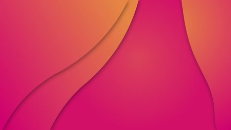 animation of pink to orange gradient lines waving in seamless loop