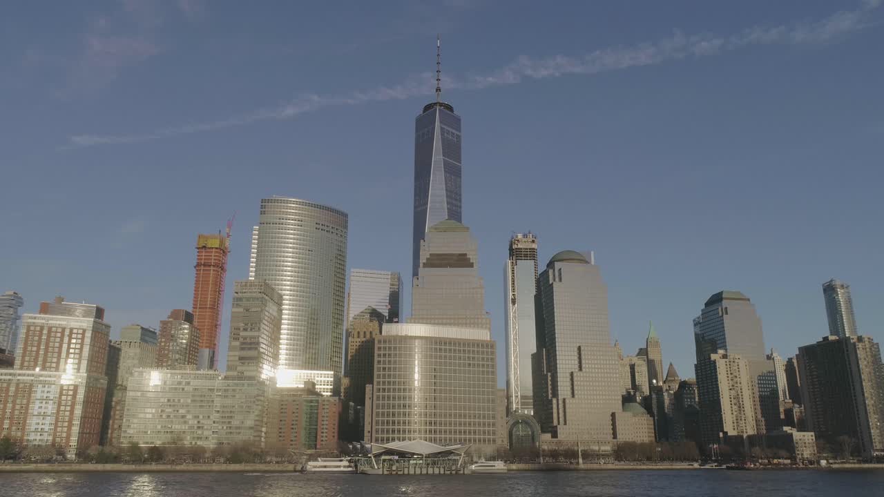 нью-йоркский горизонт сравнение дублированных изображений